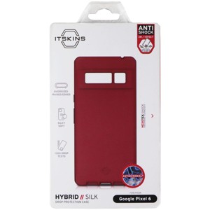 ITSKINS Hybrid Silk Protective Phone Case for Google Pixel 6 - Chill Red - 1 of 1