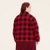 Women's Buffalo Check Melton Jacket - Woolrich x Target Red/Black - 3 of 4