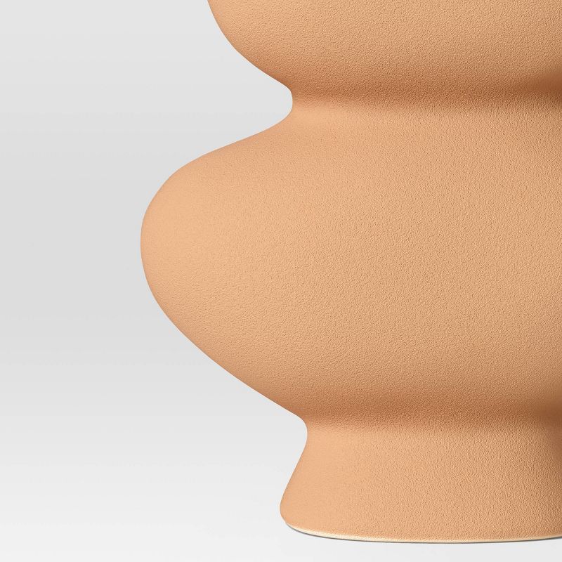 Short Ceramic Organic Modern Vase - Threshold&#8482;, 4 of 7