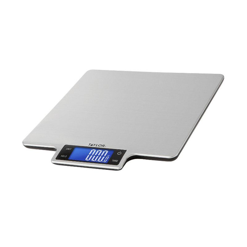 Taylor 22lb Stainless Steel Platform Kitchen Food Scale Gray, 2 of 8