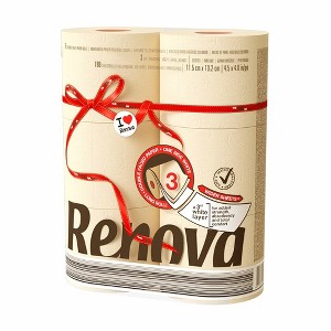 Renova  Colored Toilet Paper Jumbo Pack - 6 Rolls - 180 Sheets - 3 Ply - Eco-Certified - Septic Safe - Bold Bathroom Tissue - 1 of 4
