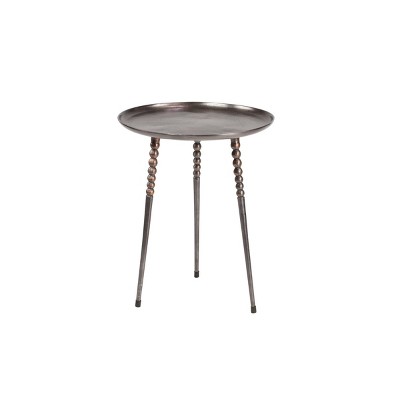 Modern Side Table Silver - Olivia & May