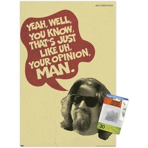 Trends International The Big Lebowski - Your Opinion Unframed Wall Poster Prints - 1 of 4