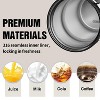 18 oz Spill Proof Coffee Mug with Rotary Lock Lid - Stainless Steel Insulated Tumbler for Commute, Office - 4 of 4