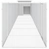 vidaXL Chicken Cage Grey Galvanized Steel Extra Large Expandable - 4 of 4