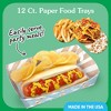 Big Dot of Happiness Teddy Bear Party Paper Food Trays, Disposable Double-Sided Food Holders for Nachos, Hot Dogs, French Fries - 12 Ct - 2 of 4