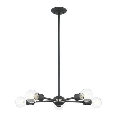Livex Lighting Lansdale 5 - Light Chandelier in  Scandinavian Gray