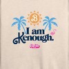 Women's - Barbie - I Am Kenough Palm Trees Lightweight French Terry Wide Neck Long Sleeve Shirt - 2 of 4
