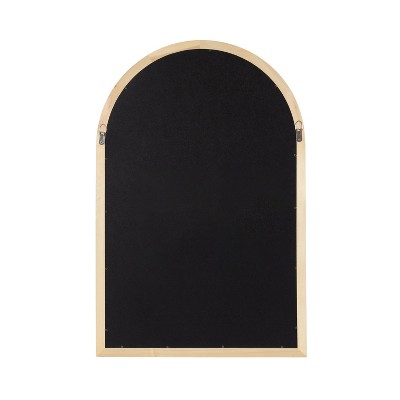 Natural Wood Arched Wall Mirror 20 x 30
