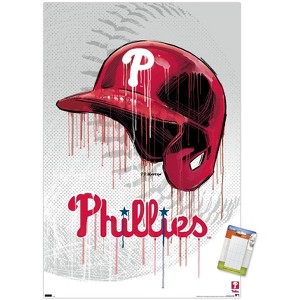 Trends International MLB Philadelphia Phillies - Drip Helmet 22 Unframed Wall Poster Prints - 1 of 4