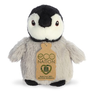 Aurora Eco Nation 5" Penguin Grey Stuffed Animal - 1 of 4