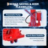 8 Ton Air/Hydraulic Long Ram Jack, Engine Hoist Cylinder with Air Pump & Clevis Base, Long Ram Jack for Engine Hoists, Garage Cranes, Farm, Mechanical - 2 of 4