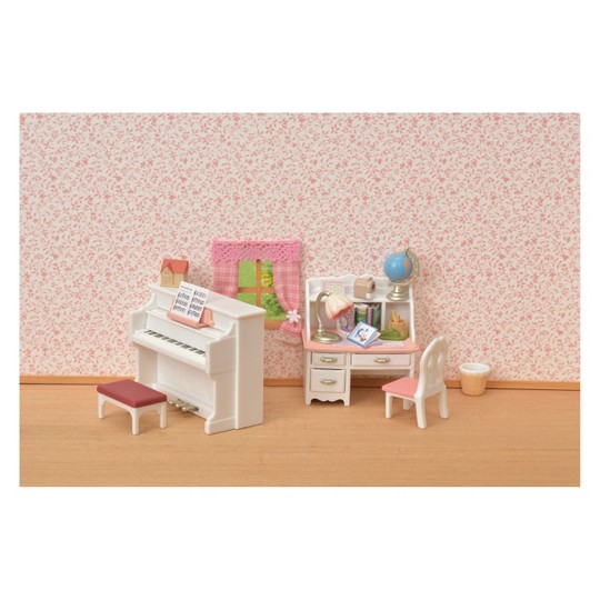 Calico Critters Piano And Desk Set