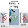 Vena vCommute for Apple iPhone 14 Wallet Case, Leather Flip Cover with Card Slot and Kickstand - 3 of 4