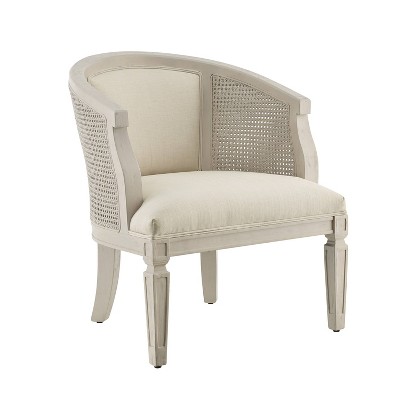 Kensington Cane Chair White - Linon