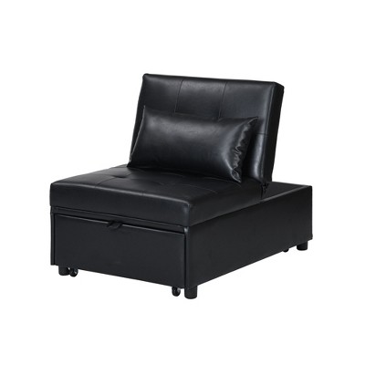 NicBex Velvet Couch Pull Out Couch Convertible Sofa Bed with Adjustable Backrest 71" L for Small Apartments, Dormitories