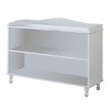 Kings Brand Furniture Kremer Wooden 2-Tier Shelf Bookcase Display Cabinet, White - image 2 of 4