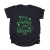 Simply Sage Market Not Lucky Just Blessed Garment Dyed Tee - 2 of 4