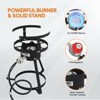 ROVSUN 10Qt Aluminum Fish Fryer Pot with Strainer Basket, Outdoor Fryer with 55,000 BTU Propane Gas Burner & Thermometer for Seafood & French Fries - 3 of 4