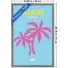 Trends International Reinders: Destinations - Destination Miami Framed Wall Poster Prints - 3 of 4