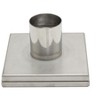 ALFI ABSD55D 5Inch x 5Inch Square Stainless Steel Shower Drain with Groove Lines - 2 of 4
