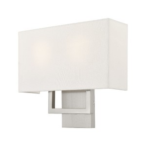 Livex Lighting Pierson 2 - Light Wall Light in  Brushed Nickel - 1 of 4