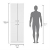 LunaLulinlk Kitchen Pantry Storage Cabinet, Freestanding Cupboard for Dining Room Living Room - 4 of 4