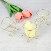 Unique Bargains Flower Basket Stand Beauty Egg Makeup Sponge Holder 3 Pcs - 2 of 4