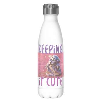 Star Wars The Mandalorian The Child Keeping It Cute Stainless Steel Water Bottle