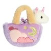 Aurora Small Pastel Clouds Unicorn Fancy Pals Fashionable Stuffed Animal White 7" - 3 of 4