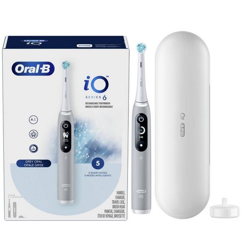 lightly Rubber typhoon Oral-b Io6 Power Toothbrush - Gray - 1ct : Target