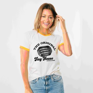 Simply Sage Market Original Tiny House Dwellers Ringer Tee - 1 of 4