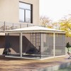 Outsunny Universal Mesh Sidewall Netting Replacement for Gazebos and Canopy Tents with Zippers, (Sidewall Only) - 3 of 4