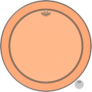 Remo Powerstroke P3 Colortone Orange Bass Drum Head - 1 of 2