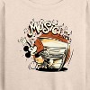 Women's - Disney - Music To My Ears Lightweight French Terry Wide Neck Long Sleeve Shirt - 2 of 4