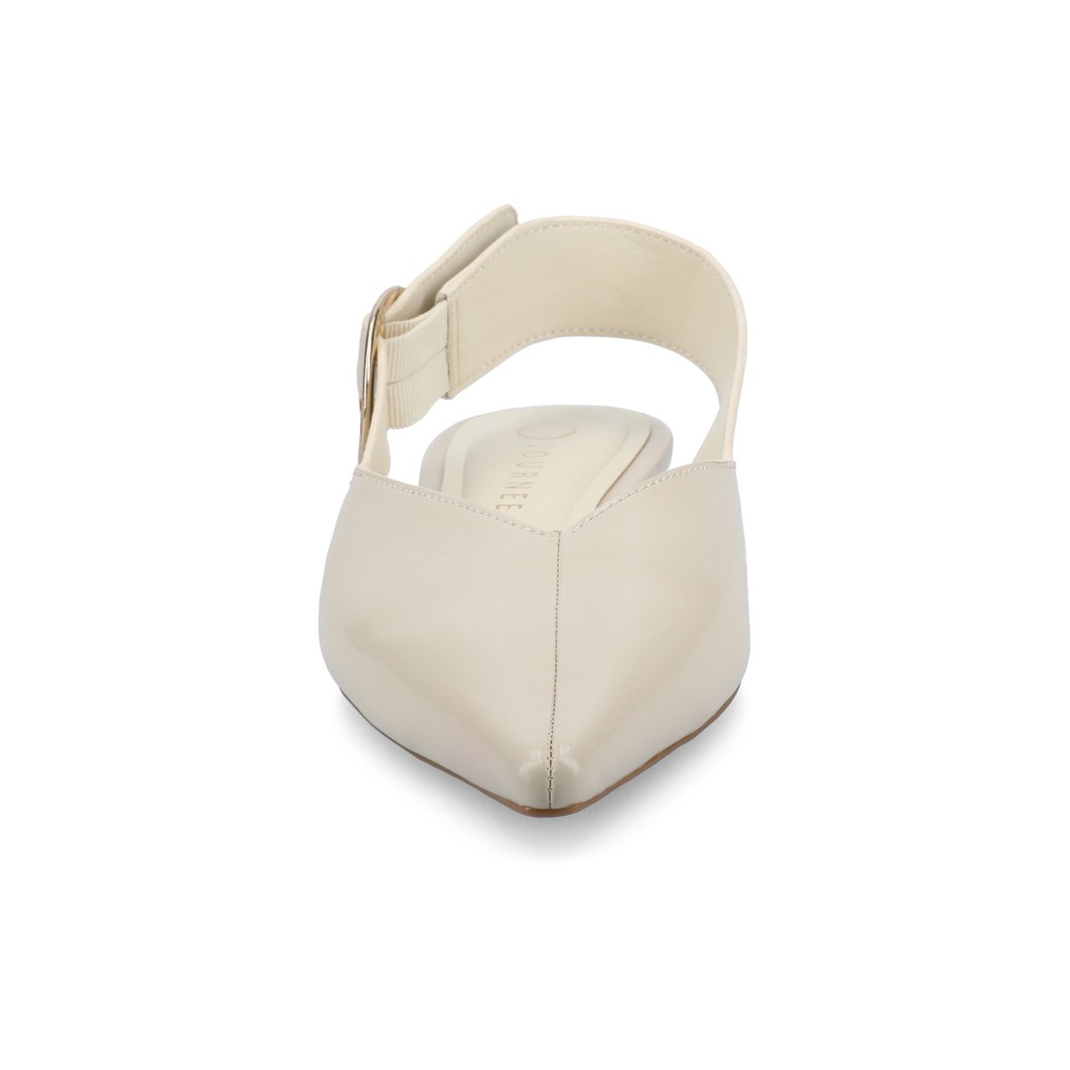 Обувь Journee Collection Journee Women's Jacqueline Slingback Flat, Bone 11 — фото 6