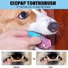 Belatt Dog Toothbrush 4-Pack, Finger Toothbrush for Dogs and Cats, Soft Silicone Bristles Dental Care, Plaque and Tartar Remover, Puppy Oral Cleaning - 4 of 4