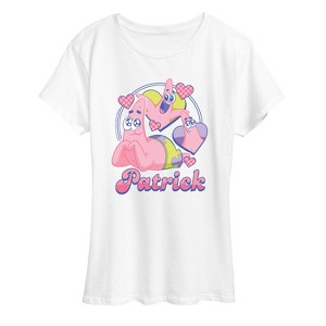 Women's - Spongebob Squarepants - Cute Patrick Short Sleeve Graphic T-Shirt - 1 of 4