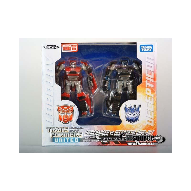 UN-27 Windcharger and Decepticon Wipeout Set | Transformers United Action figures, 2 of 7