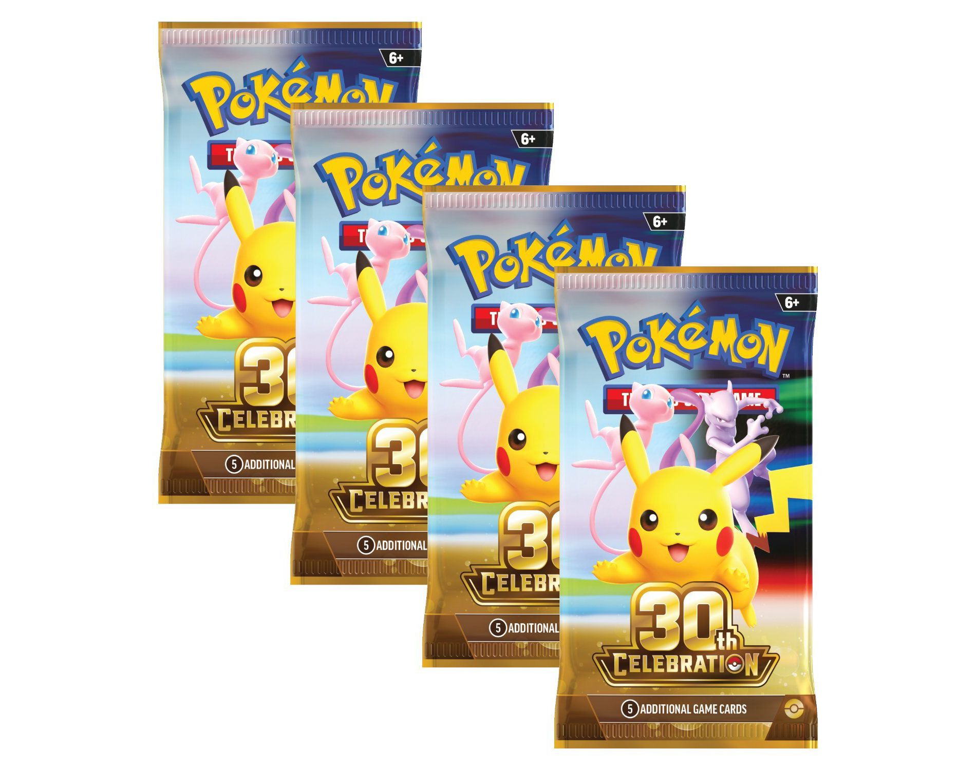 Pokemon 30th Celebration Set | 4 Booster Packs
