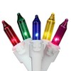 Northlight 50-Count Multi-Color Mini Icicle Christmas Light Set - 6ft White Wire - 2 of 3