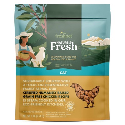 Freshpet Nature's Fresh Grain Free Chicken Meal Wet Cat Food - 1lb