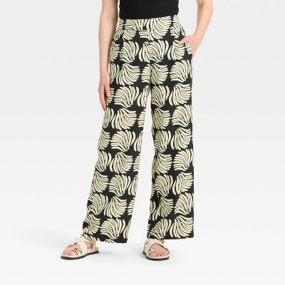 Women's High-Rise Wide Leg Pants - A New Day™