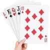 Gamie Jumbo Giant Poker Jumbo Playing Cards - 10.5 Inches X 14.5 Inches - 4 of 4