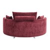 Foldable Double Sleeper Sofa Bed, Multi-Functional Floor Sofa Chair with 3 Pillows, 3-in-1 Convertible Sofa, Lounger and Mattress - 4 of 4