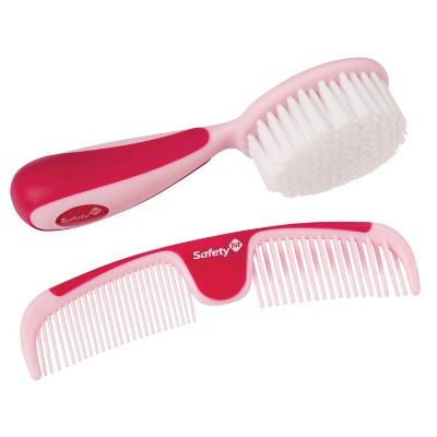 Safety 1st Easy Grip Brush & Comb Set - Pink