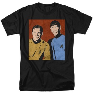 Star Trek Friends Adult T-Shirt Black - 1 of 4