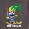 Men's - Lilo and Stitch - Deck the Palms Christmas Short Sleeve Graphic T-Shirt - 2 of 4