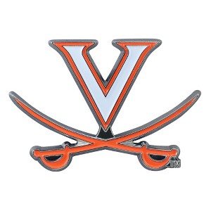NCAA University of Virginia Cavaliers 3D Metal Emblem - 1 of 3