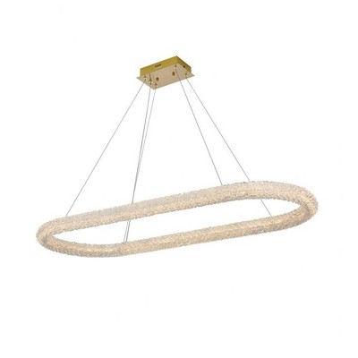 Elegant Lighting Bowen 1 - Light Chandelier in  Satin Gold